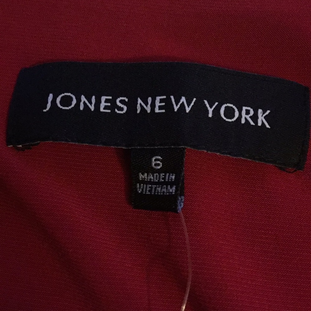 SOLD! NWT Jones New York Red & Black Dress - Picture 8 of 8